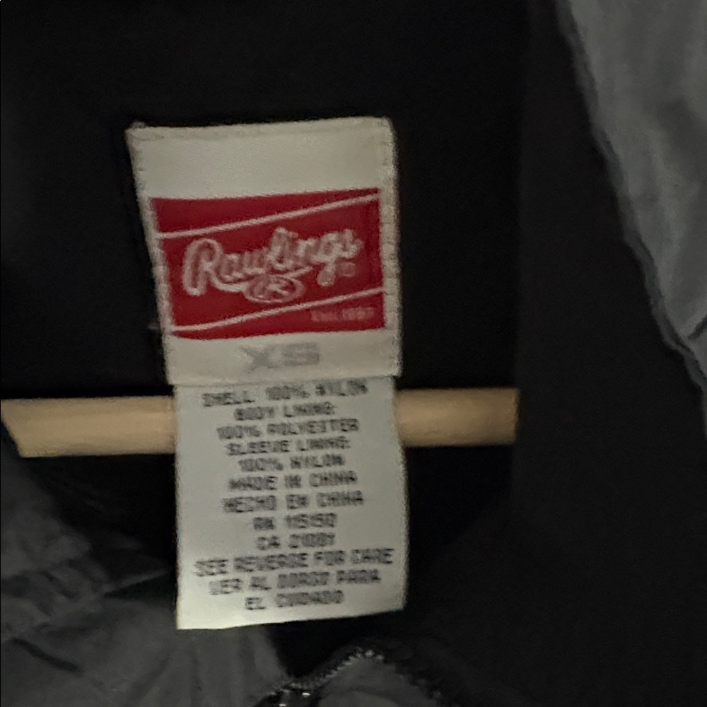 VTG Rawlings Women’s Ohio State Nylon Jacket Size XS - Picture 3 of 4